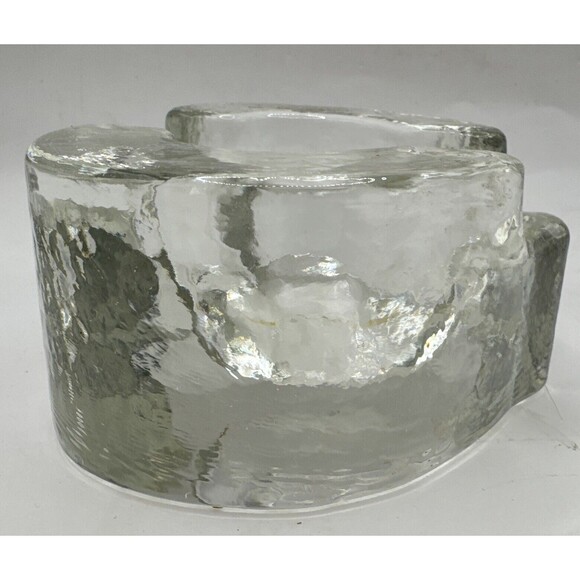 Tea Warmer Light Holder Glasdesign George Shutte Art Glass 5 Trivet Germany 1970 - Picture 8 of 9